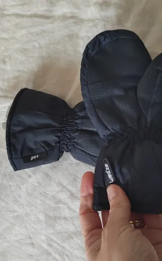 Manoplas esquí negras 8 años