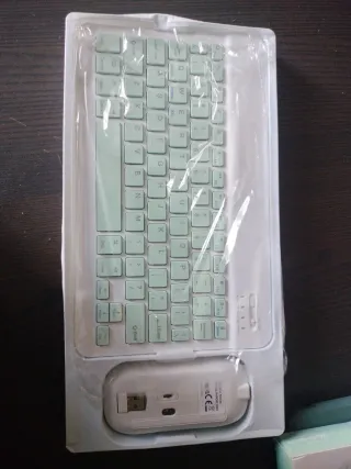 Tastiera e Mouse Wireless Verde