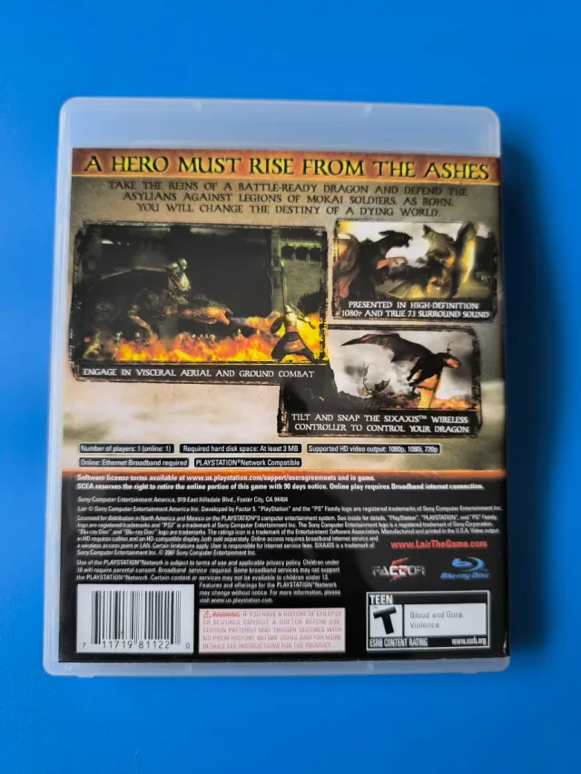 Lair PS3 Sony Jogo de Ação