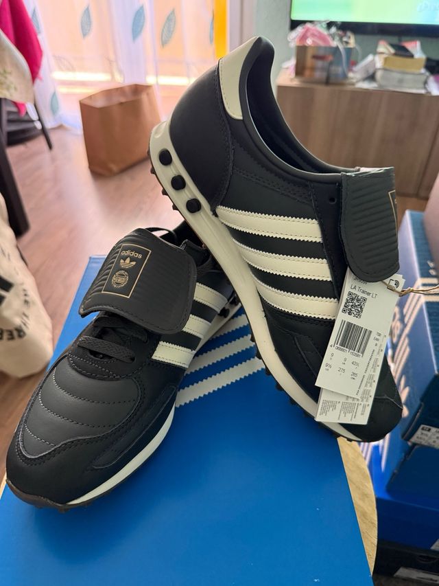 Zapatillas Adidas LA Trainer LT Negras Talla 43.5