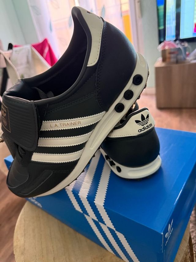 Zapatillas Adidas LA Trainer LT Negras Talla 43.5
