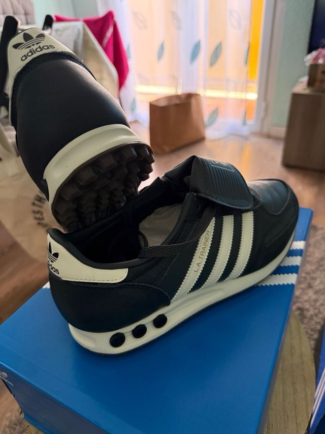 Zapatillas Adidas LA Trainer LT Negras Talla 43.5