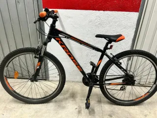 Bicicleta Montaña Kross Talla S Negra/Naranja