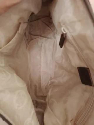 Borsa Gucci Bauletto Tessuto Cordura Pelle Marrone