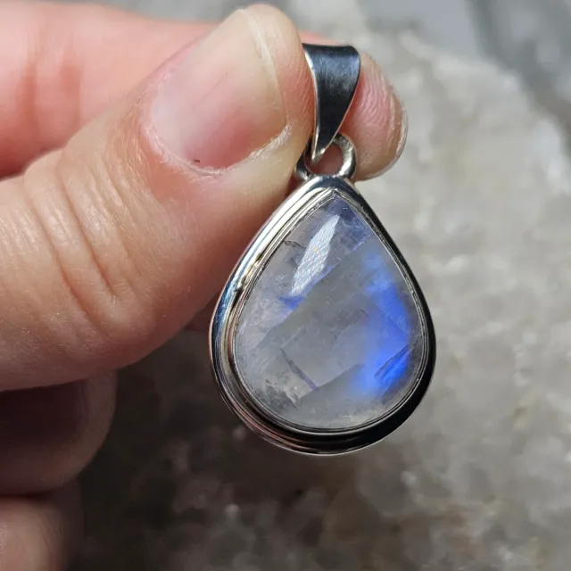 Colgante Plata 925 Piedra Luna