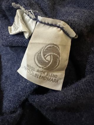 Jersey Lacoste Lana Virgen Azul Marino