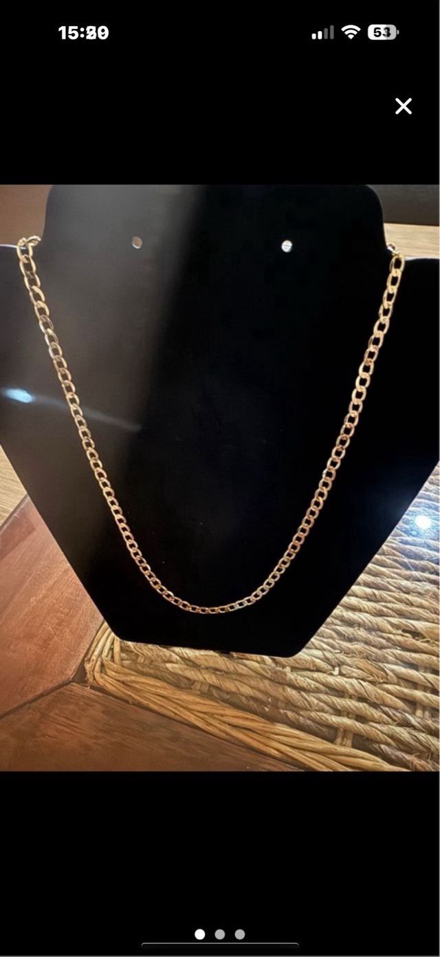 Cadena oro laminado 14k