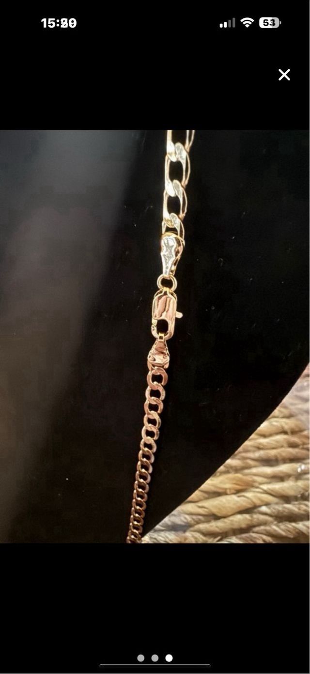 Cadena oro laminado 14k