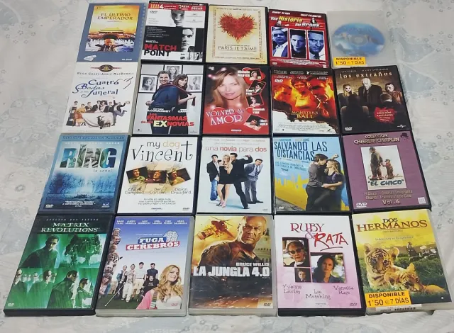 Lote 54 DVDs variados