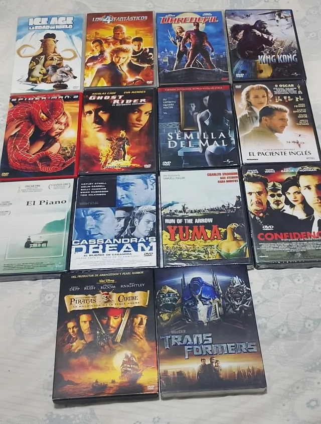Lote 54 DVDs variados
