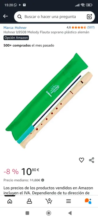 Lote 3 flautas Hohner Melody