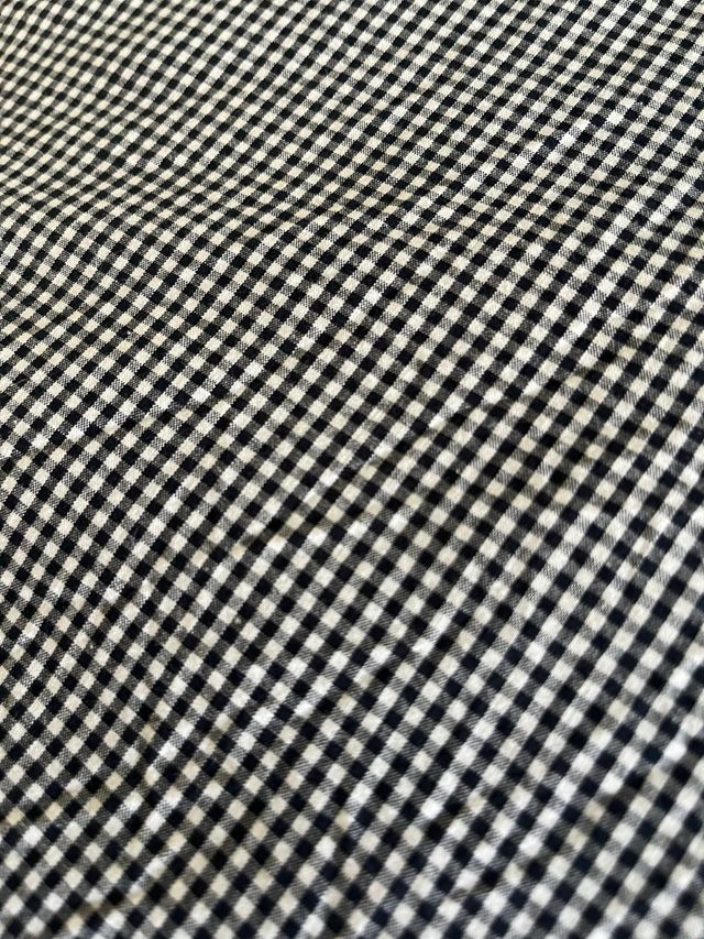 Camisa de hombre cuadros blanco y negro