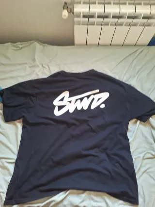 Camiseta Pull&Bear STWD Talla XL Negra