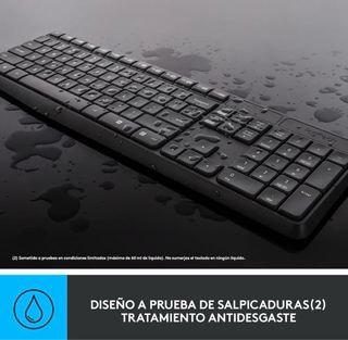 Teclado y ratón inalámbrico Logitech negro