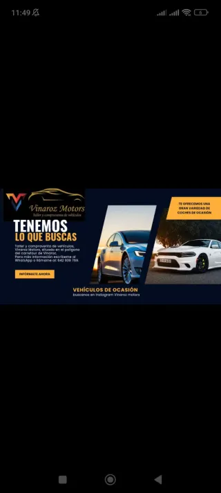 Taller y compraventa de vehículos Vinaròs Motors.
