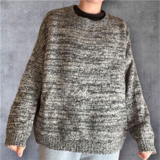 Jersey Bershka gris jaspeado