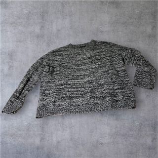 Jersey Bershka gris jaspeado