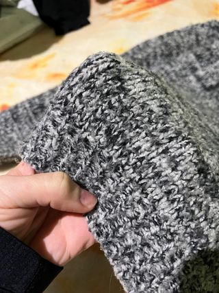 Jersey Bershka gris jaspeado