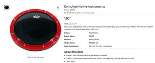 Pad de Práctica Remo 8 pulgadas