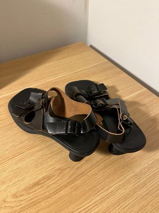 Sandalias Camper Negras Mujer