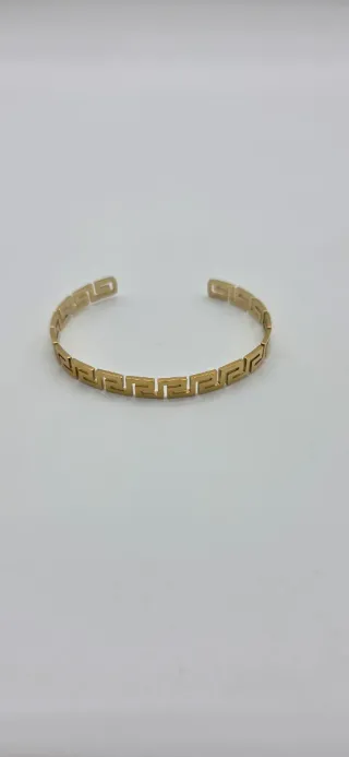 Pulsera Acero Quirúrgico Diseño Griego