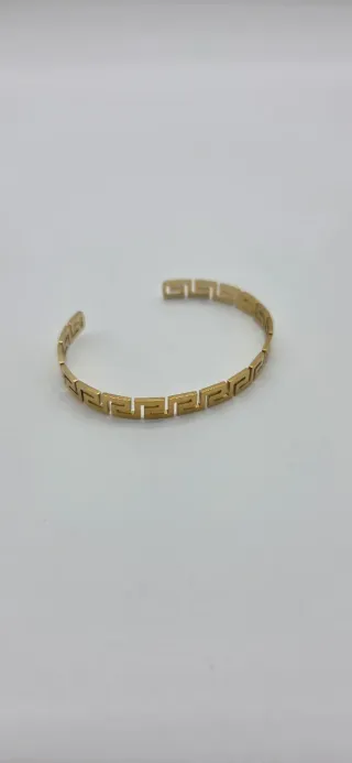 Pulsera Acero Quirúrgico Diseño Griego