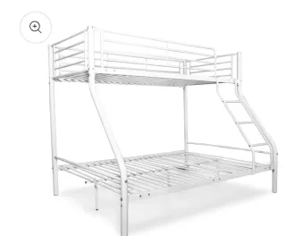 Litera Matrimonio Metal Blanca