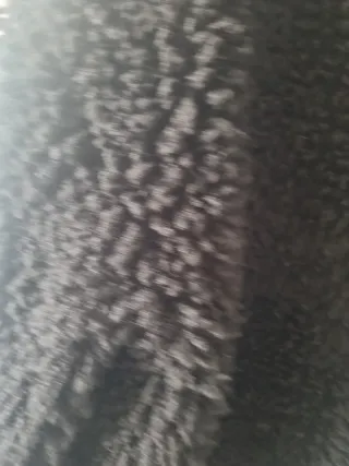 Chaquetón de pelo negro