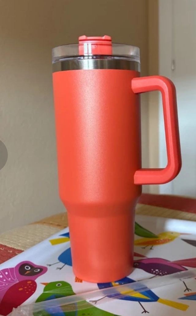 Termo Frío/Calor Naranja con Asa