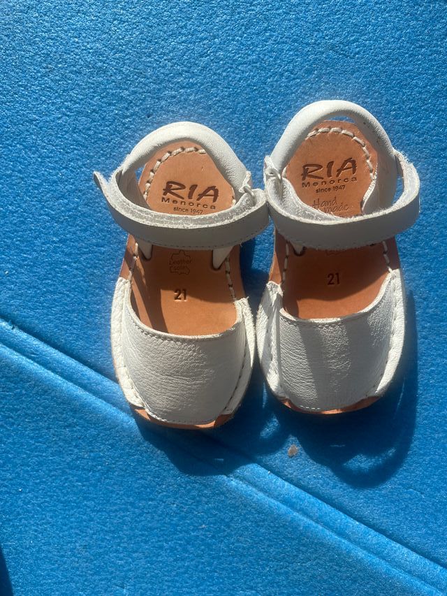 Menorquinas Ria Menorca Blancas Talla 21