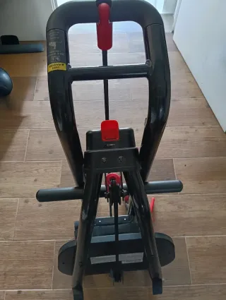 Máquina de remo plegable