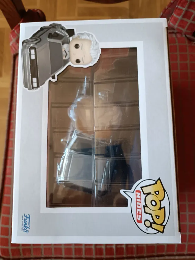 Doc With Time Machine Funko Delorean