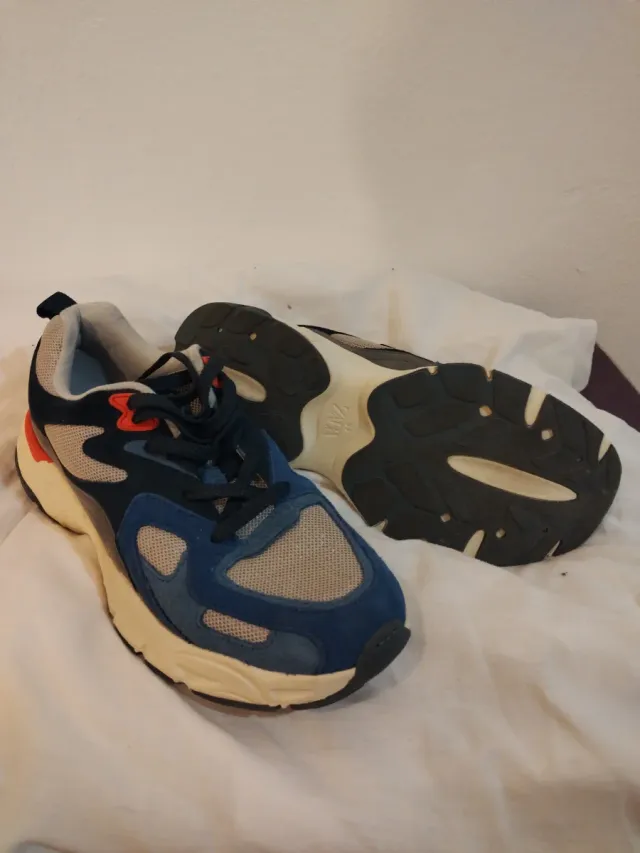 ZARA Playeras Niño Azul/Beige