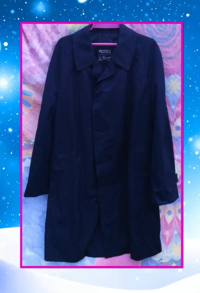 GABARDINA AZUL MARINO