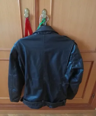 Cazadora Biker Marrón Chocolate