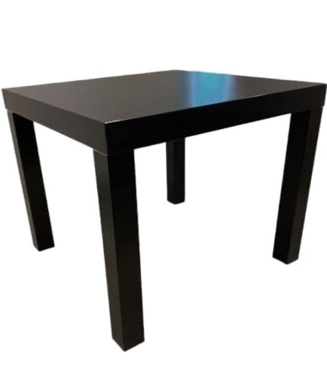 Mesa auxiliar moderna Ikea negra
