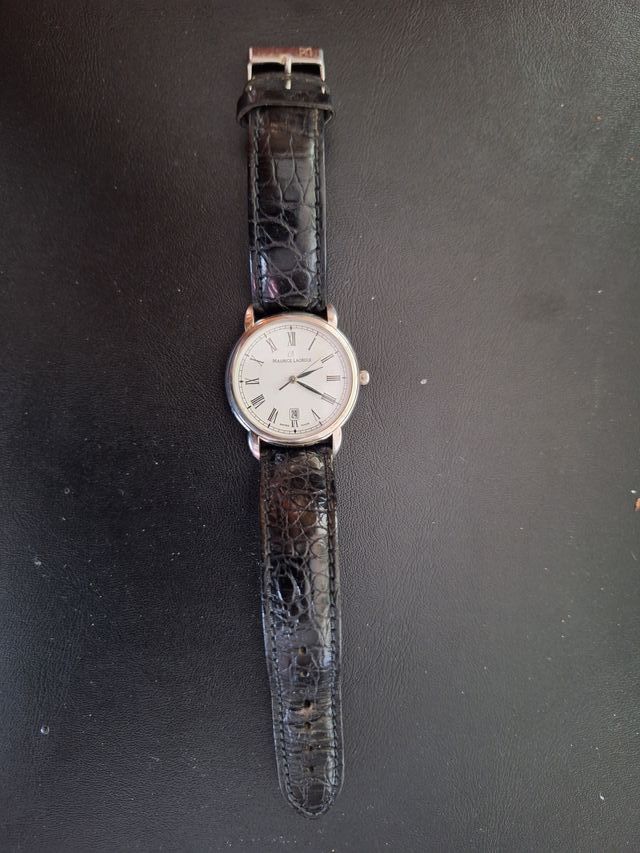 Reloj Maurice Lacroix Pulsera Cuero Negro