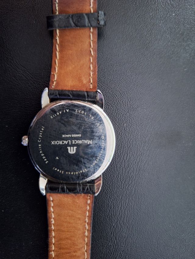 Reloj Maurice Lacroix Pulsera Cuero Negro