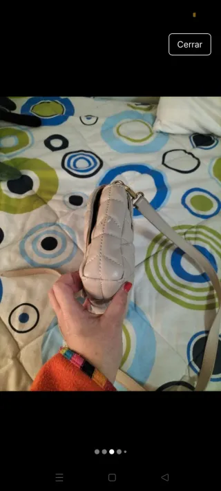 Bolso pequeño Zara beige
