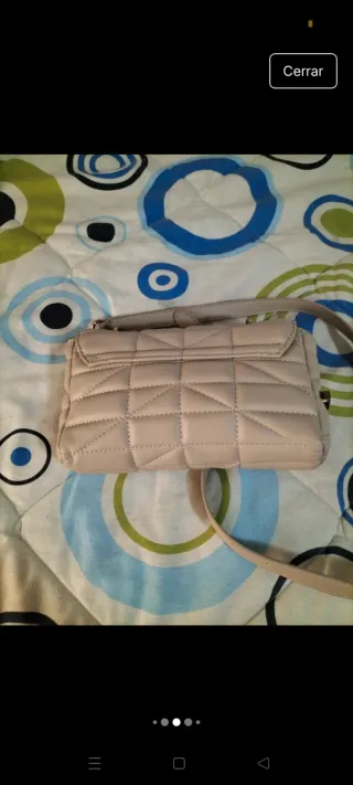 Bolso pequeño Zara beige