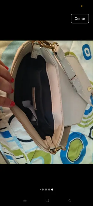 Bolso pequeño Zara beige