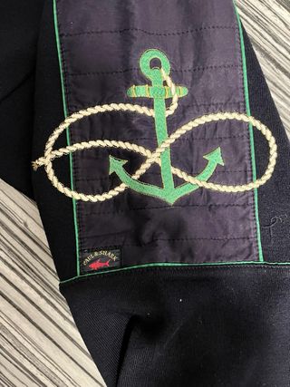 Jersey Paul & Shark Azul Marino con Detalles Verde