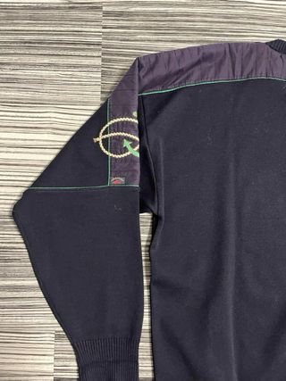 Jersey Paul & Shark Azul Marino con Detalles Verde