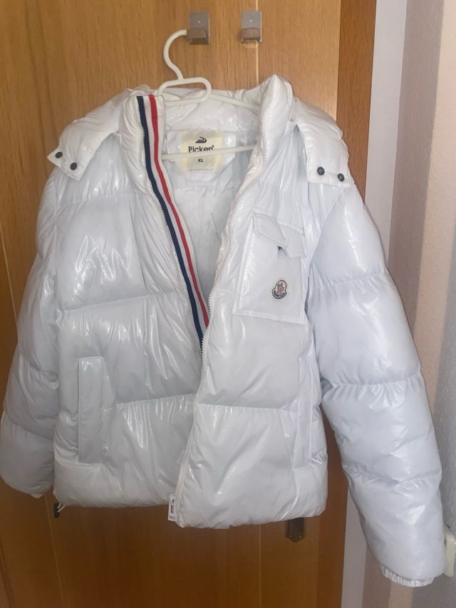 Chaqueta Moncler Blanca Talla XL