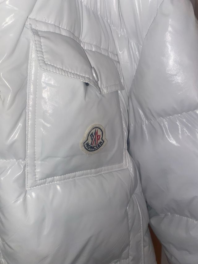 Chaqueta Moncler Blanca Talla XL