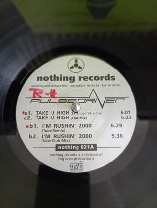 PULSEDRIVER - TAKE U HIGH VINILO REMEMBER