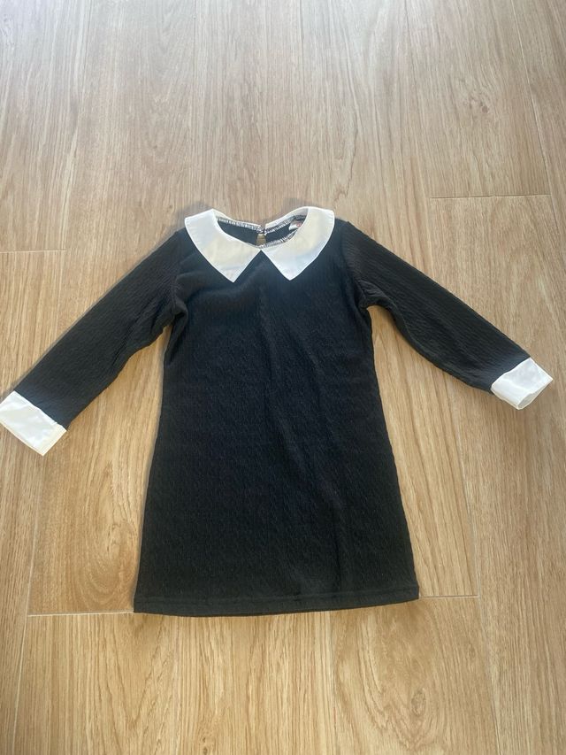 Disfraz Miércoles Addams Talla 120cm