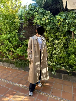 Gabardina Burberrys Beige Clásica