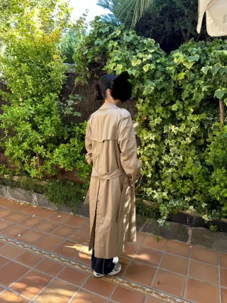 Gabardina Burberrys Beige Clásica