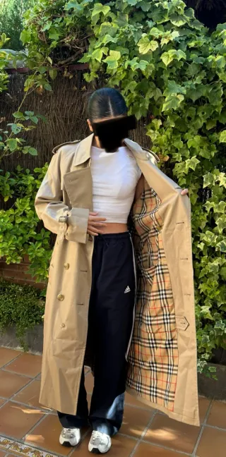 Gabardina Burberrys Beige Clásica